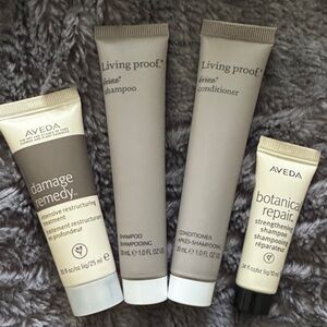 Living Proof & Aveda Hair Care Travel Bundle